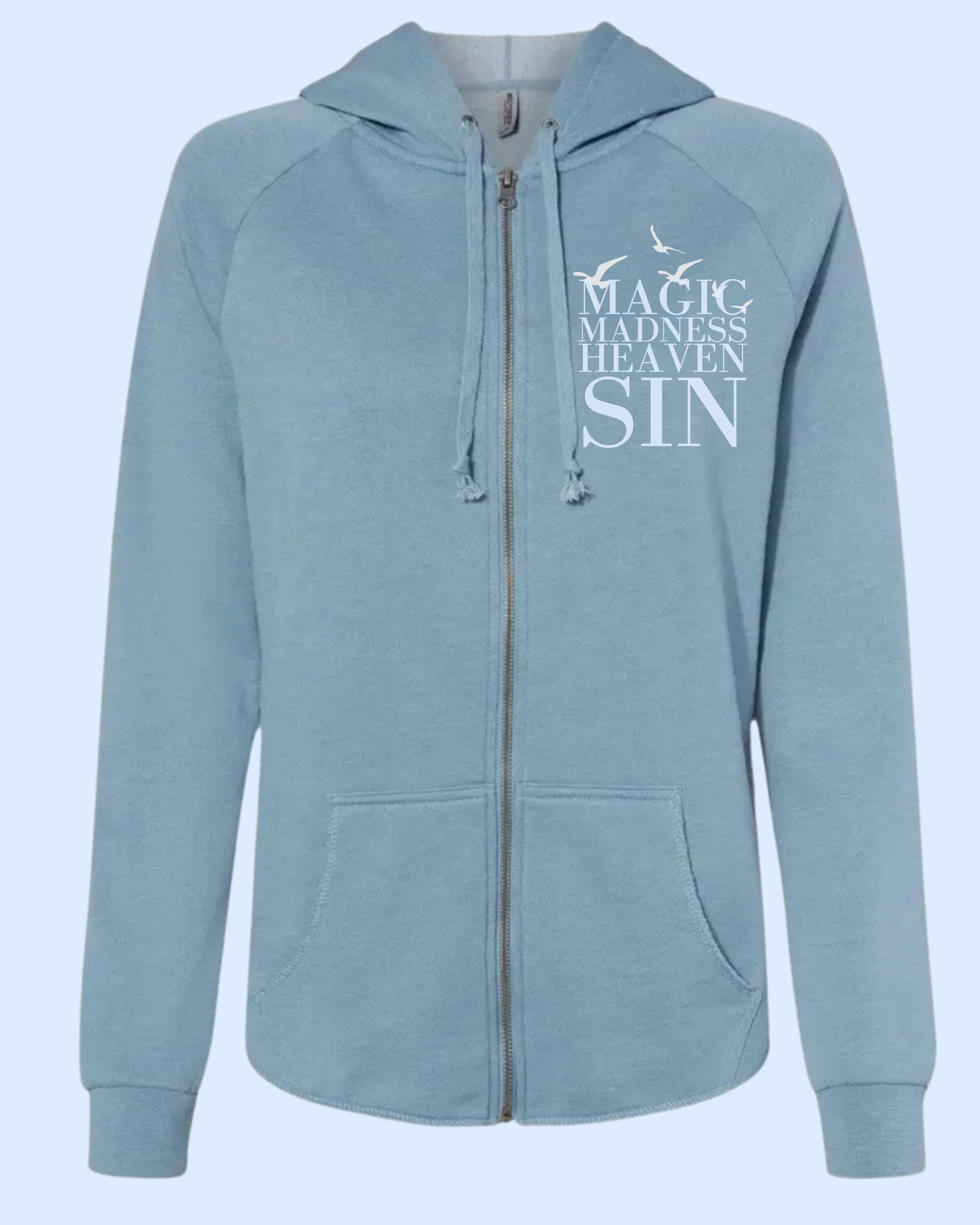 Magic madness heaven sin wave wash zip up