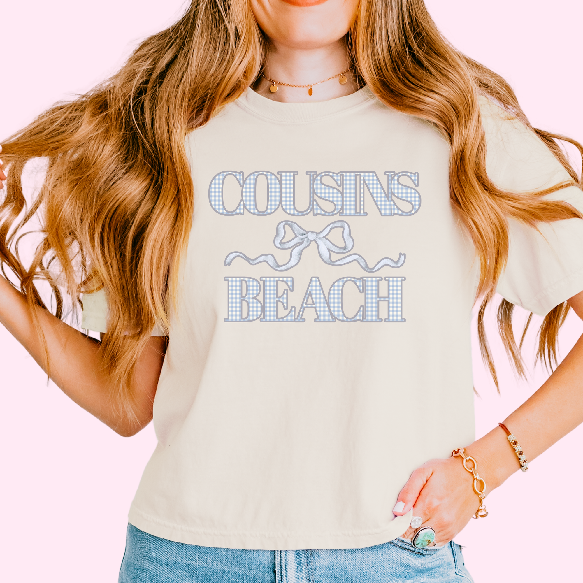 Cousins beach comfort colors tee