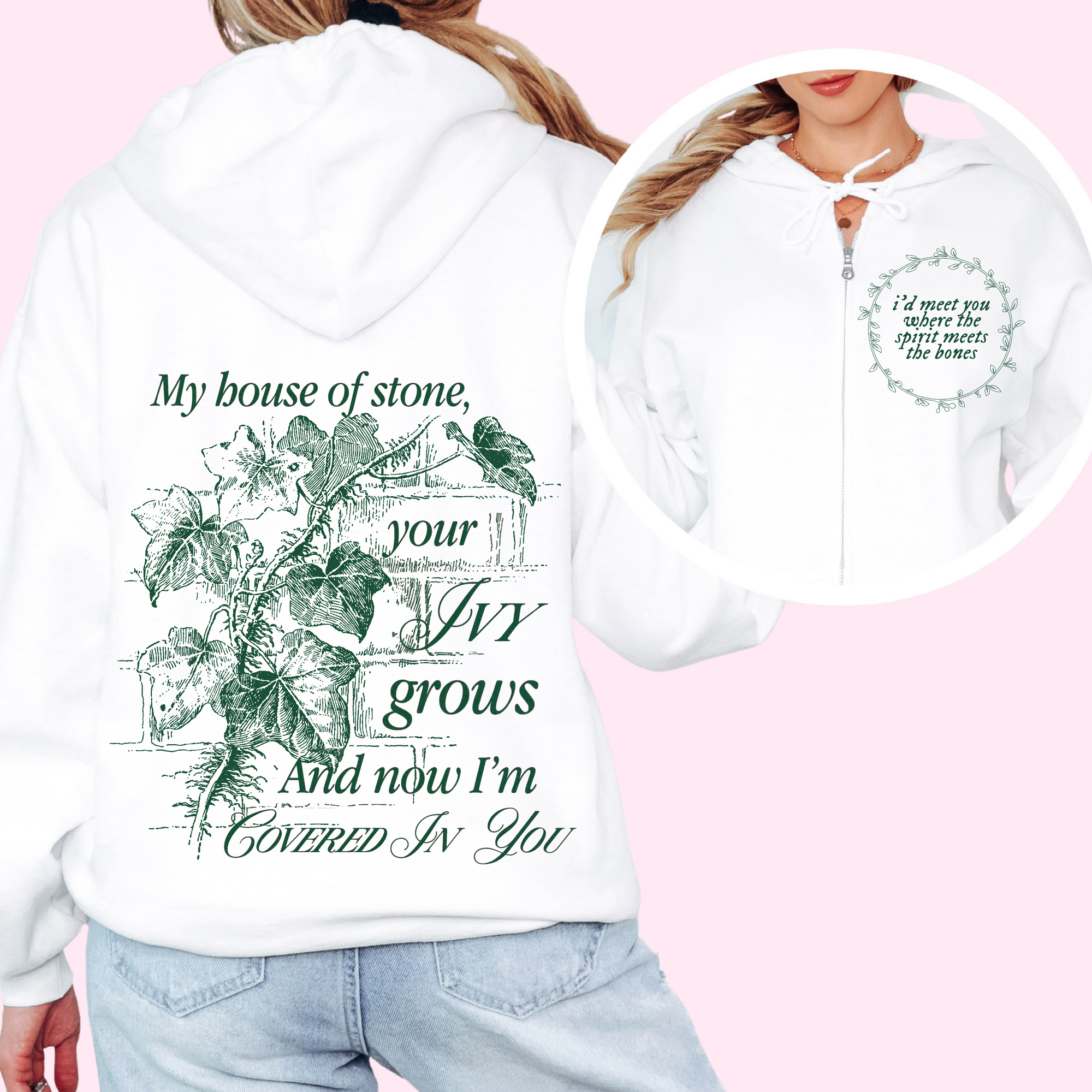 Ivy oversized zip up