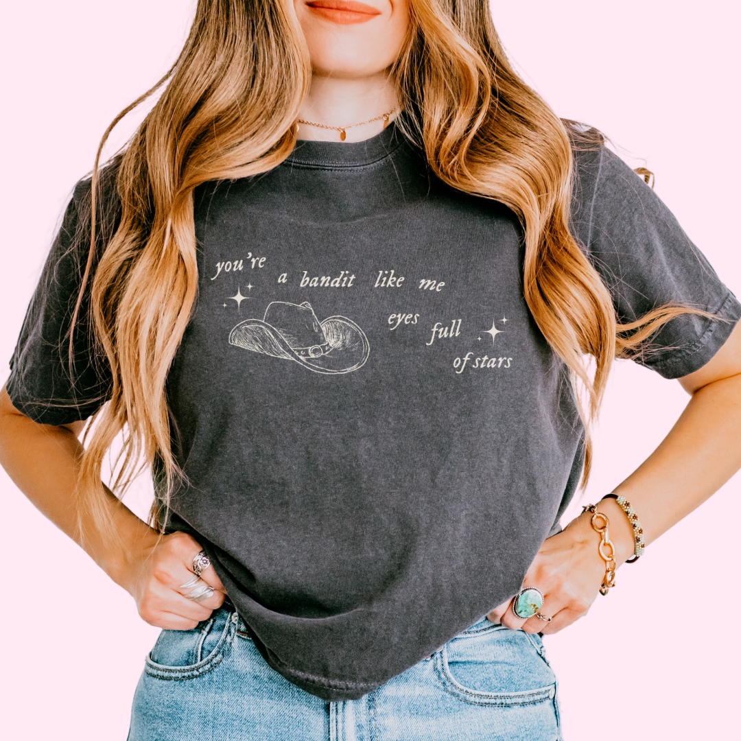 Cowboy like me comfort colors tee