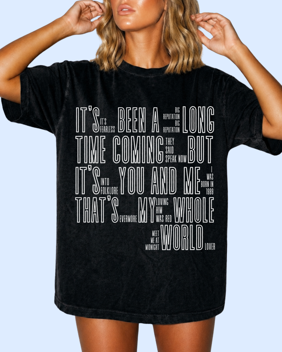 THE ERAS TOUR comfort colors tee