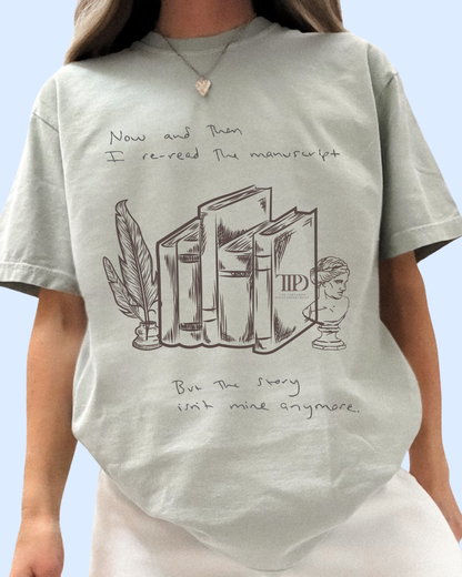 The manuscript comfort colors tee