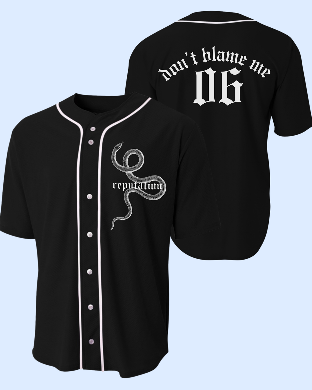 Reputation limited edition customizable jersey