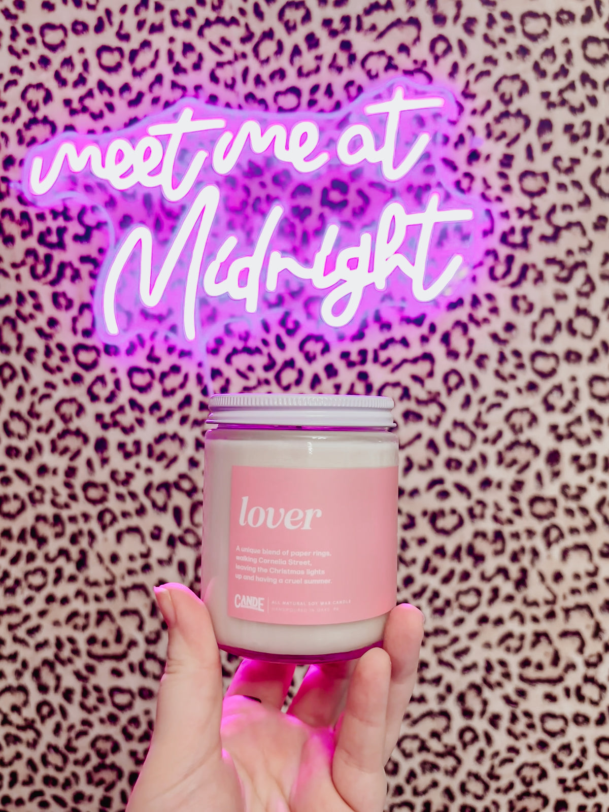 Lover 8 oz scented soy candle