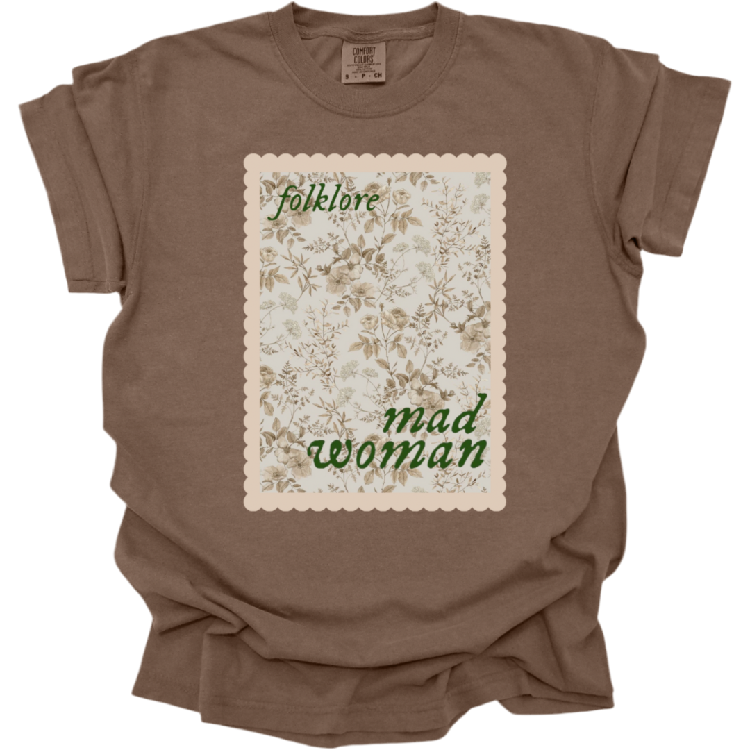 Mad woman comfort colors tee