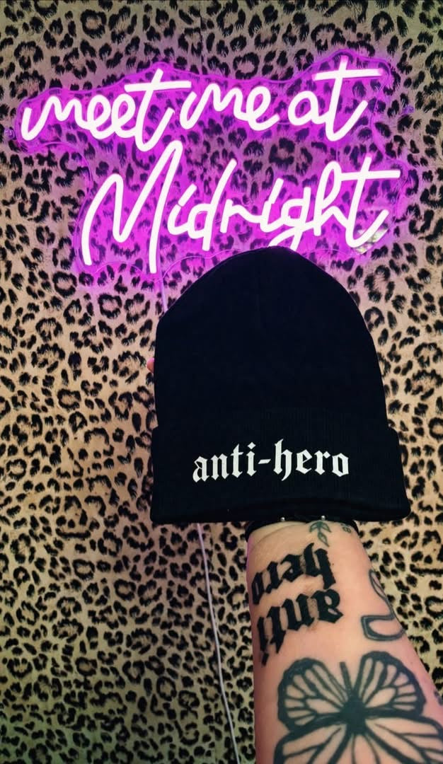 The Anti - Hero handmade beanie