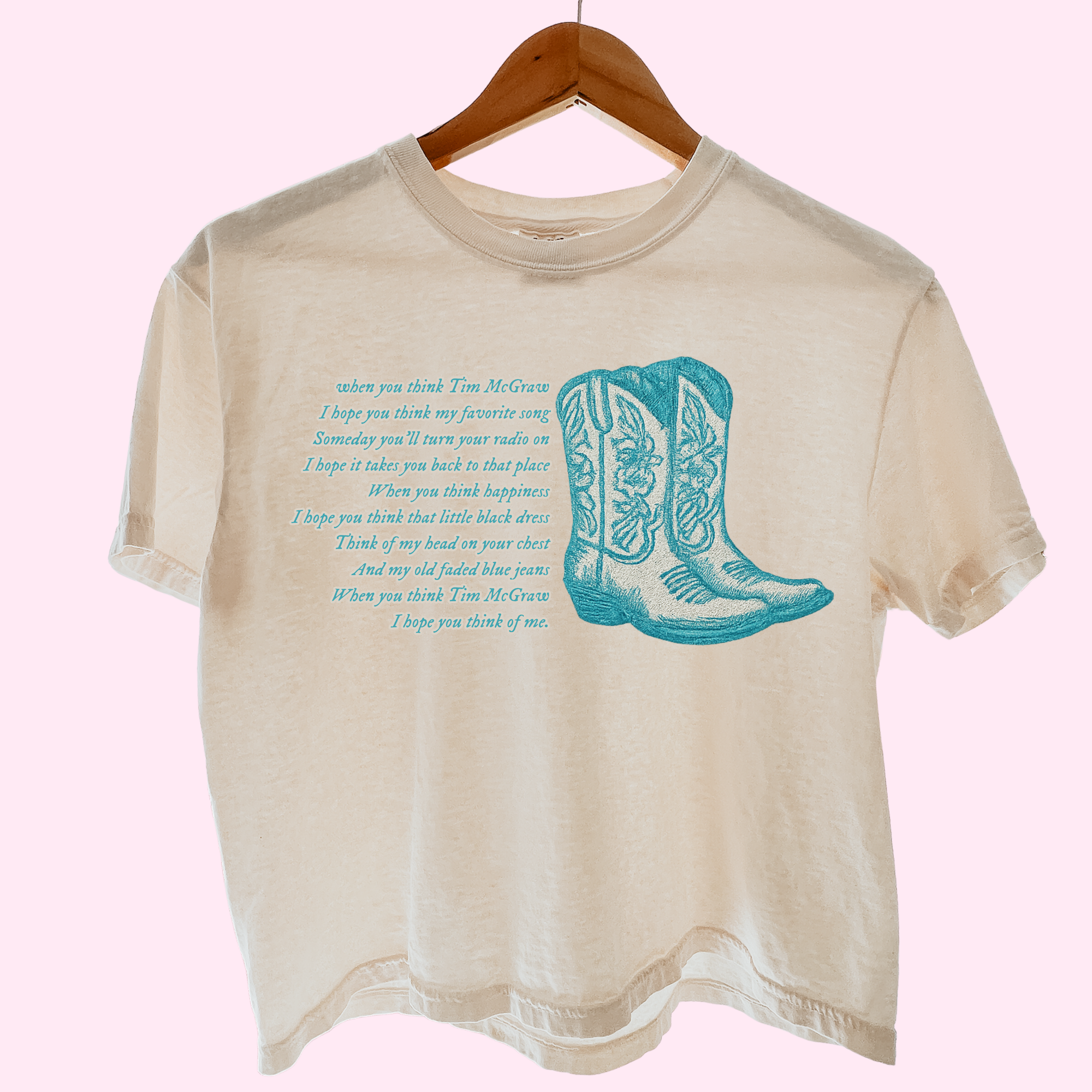When you think Tim McGraw comfort colors tee