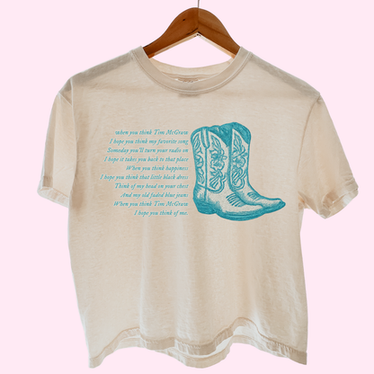 When you think Tim McGraw comfort colors tee
