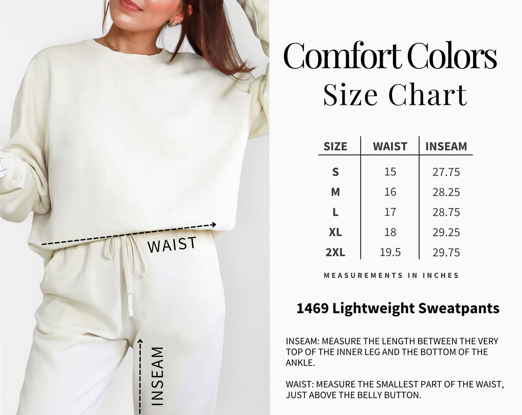 Design your own embroidered comfort colors joggers
