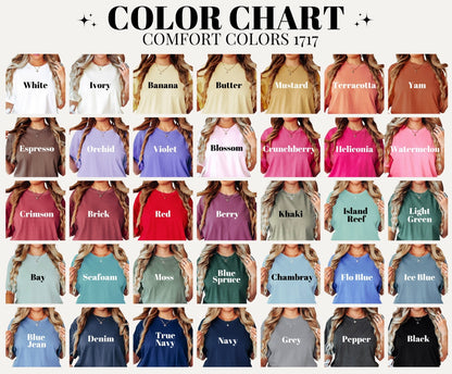 Folklore album comfort colors tee