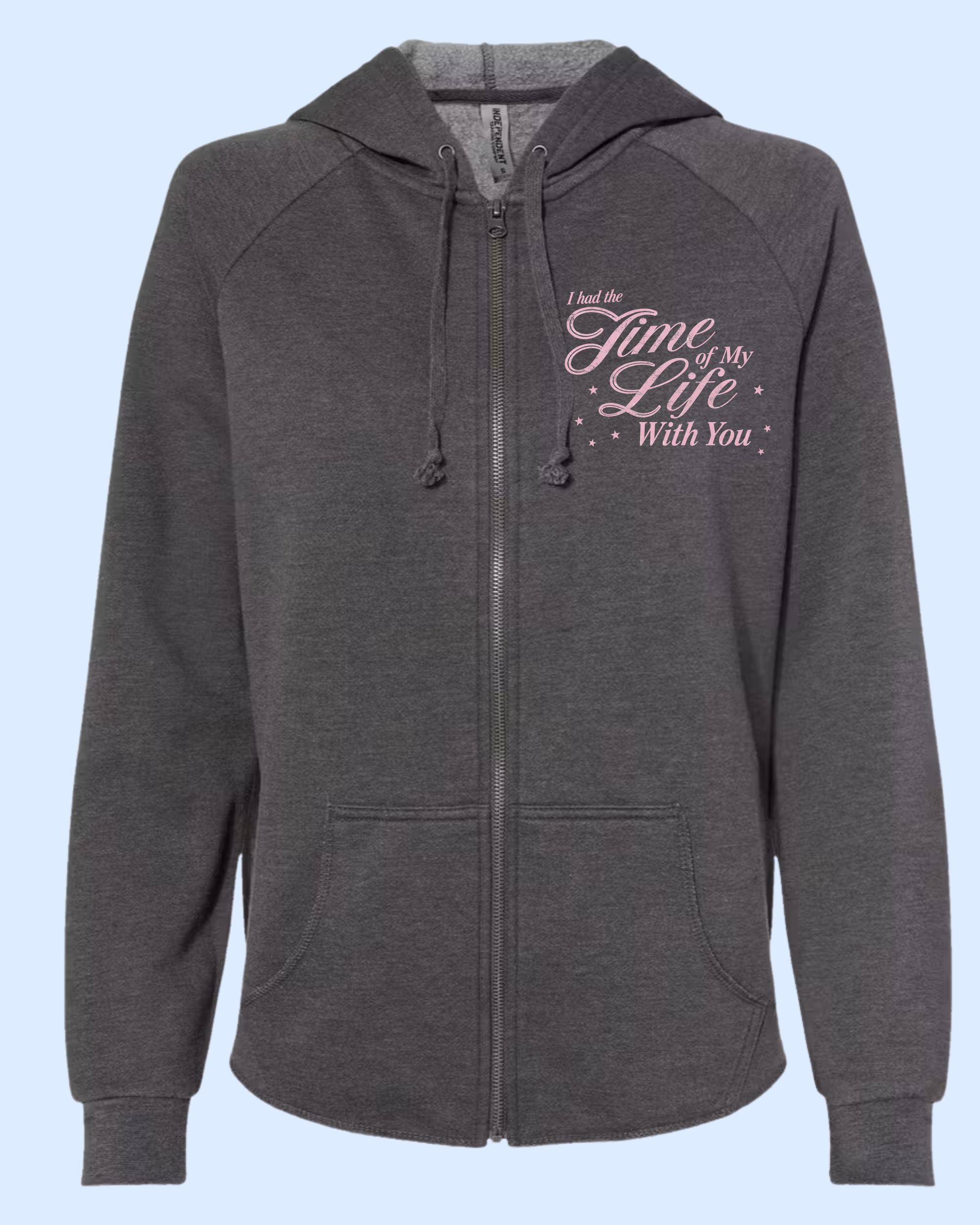 I had the time of my life with you wave wash zip up