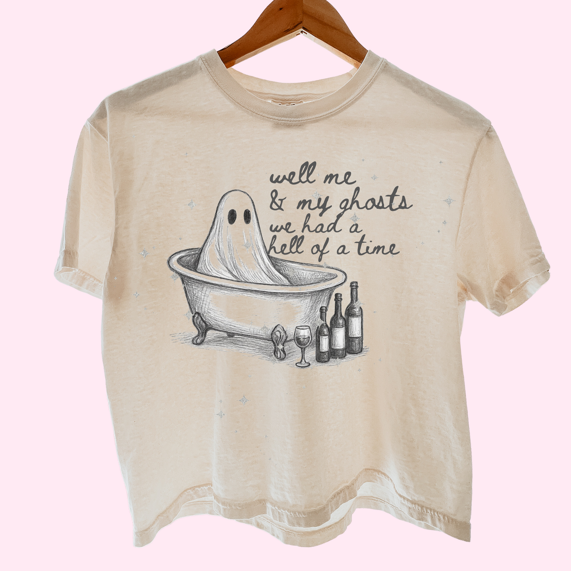 Me and my ghosts, we had a hell of a time comfort colors tee