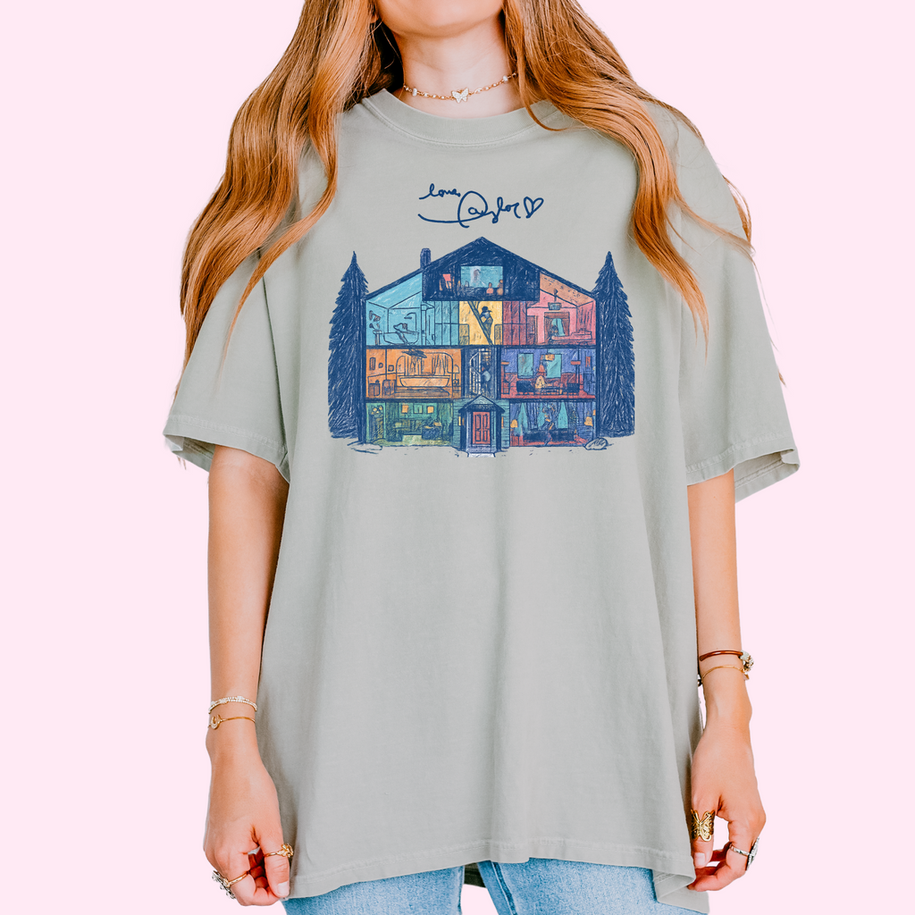 The lover house comfort colors tee
