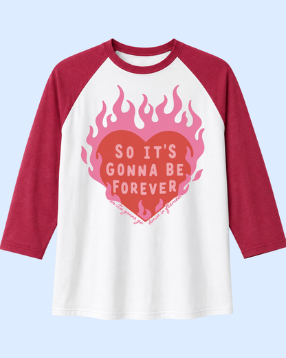 Down in flames baseball tee