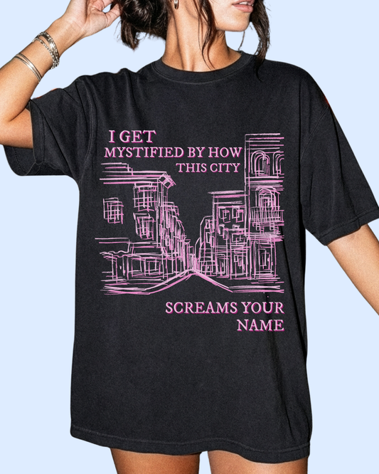 This city screams your name comfort colors tee