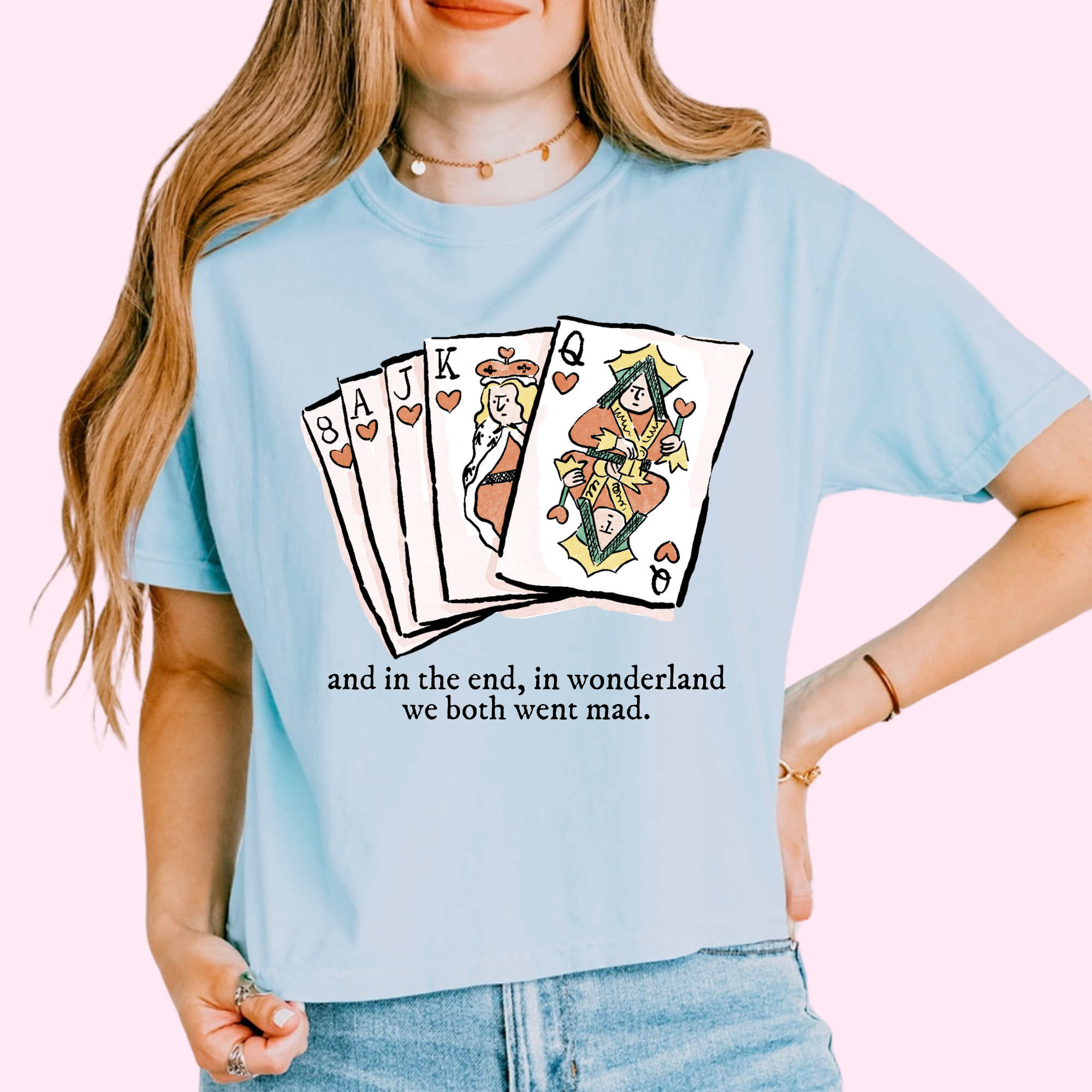 In wonderland comfort colors tee