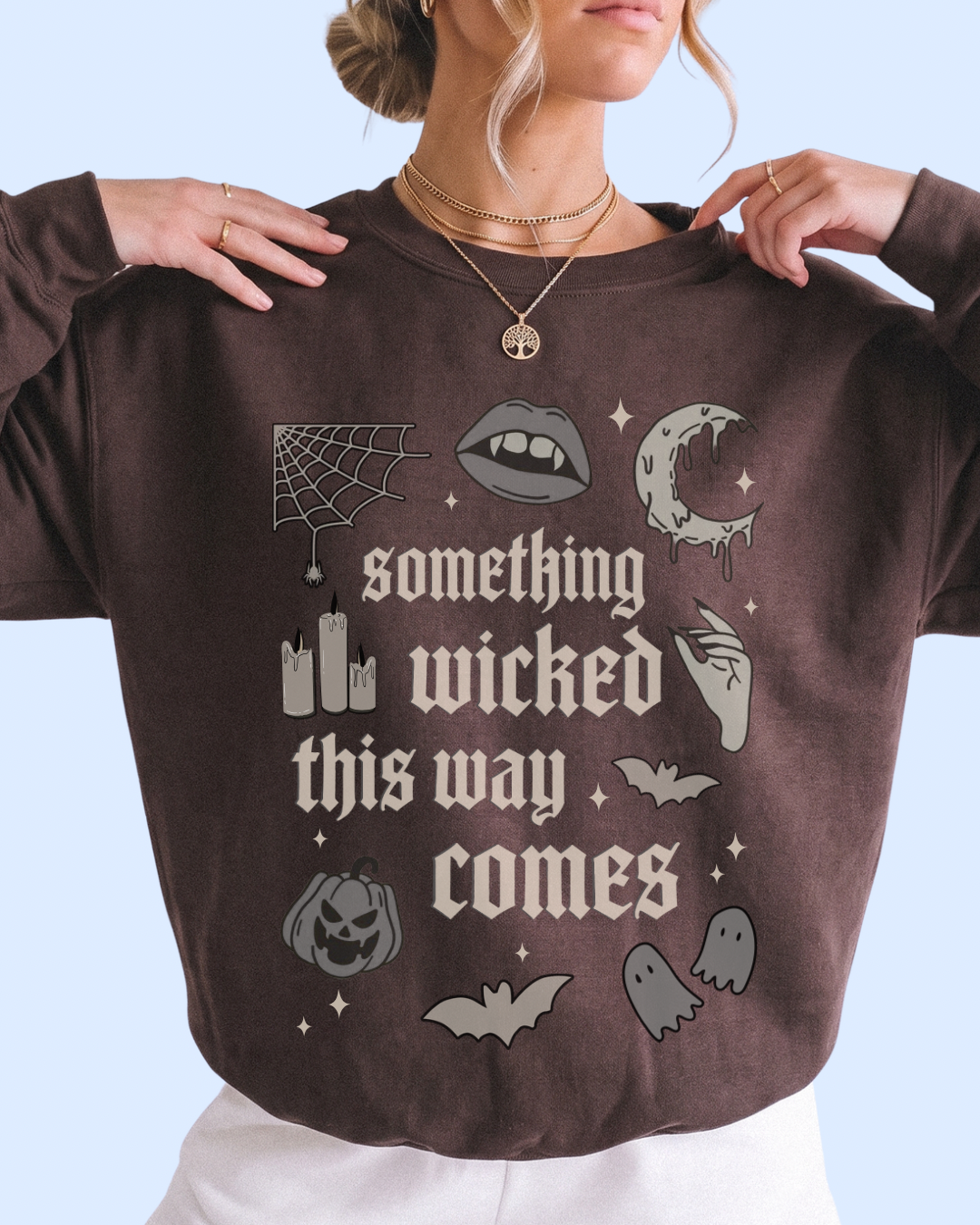 Something wicked this way comes comfort colors tee
