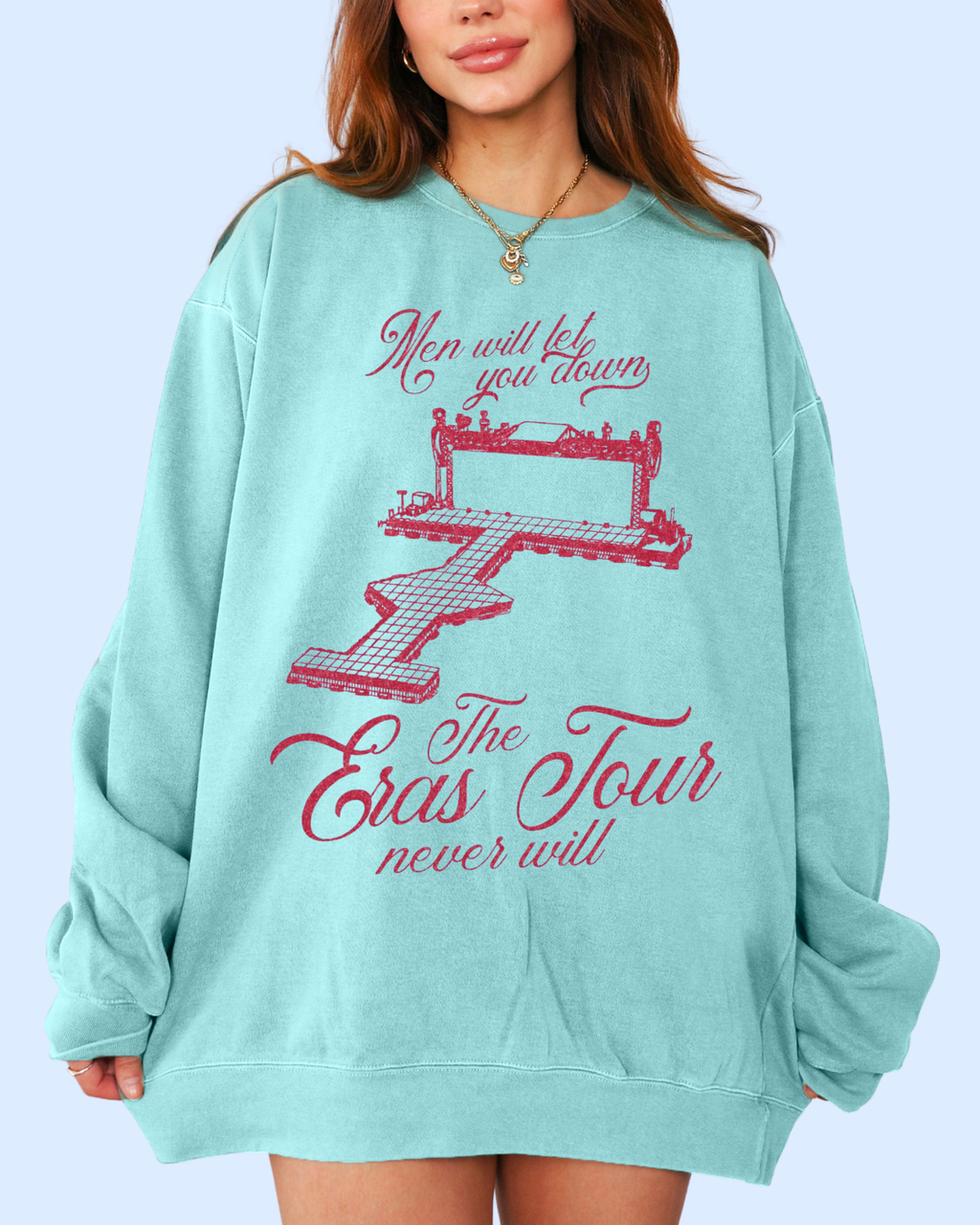Men will let you down comfort colors tee