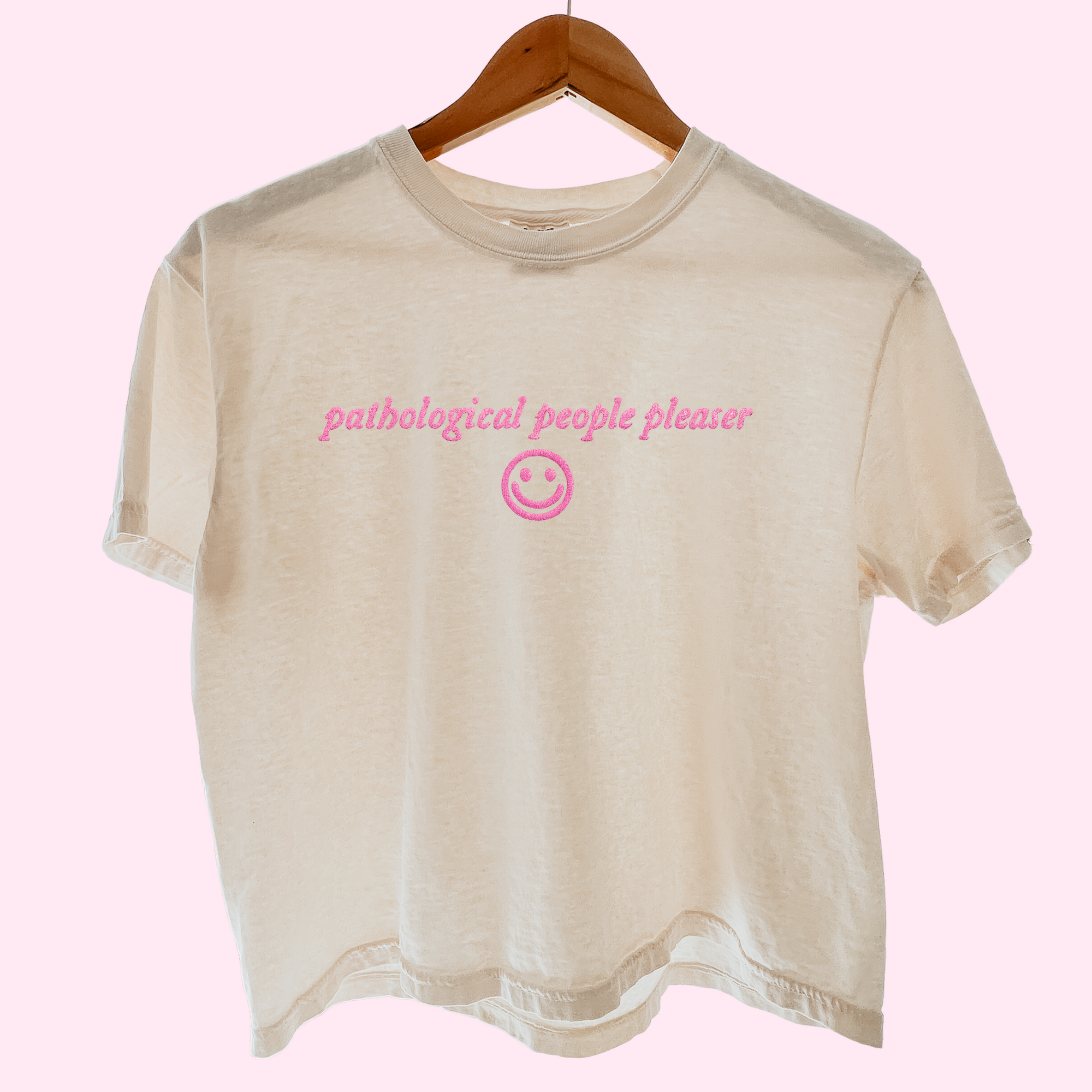 Pathological people pleaser comfort colors tee