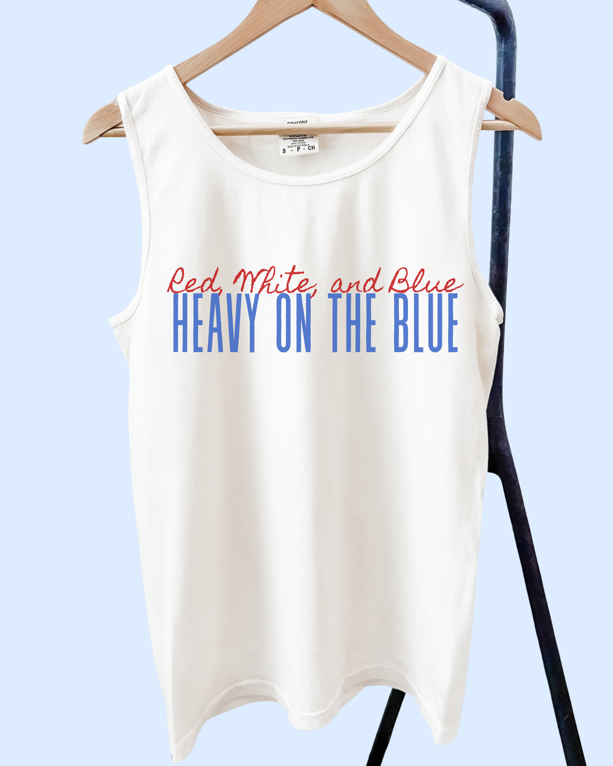 HEAVY ON THE BLUE