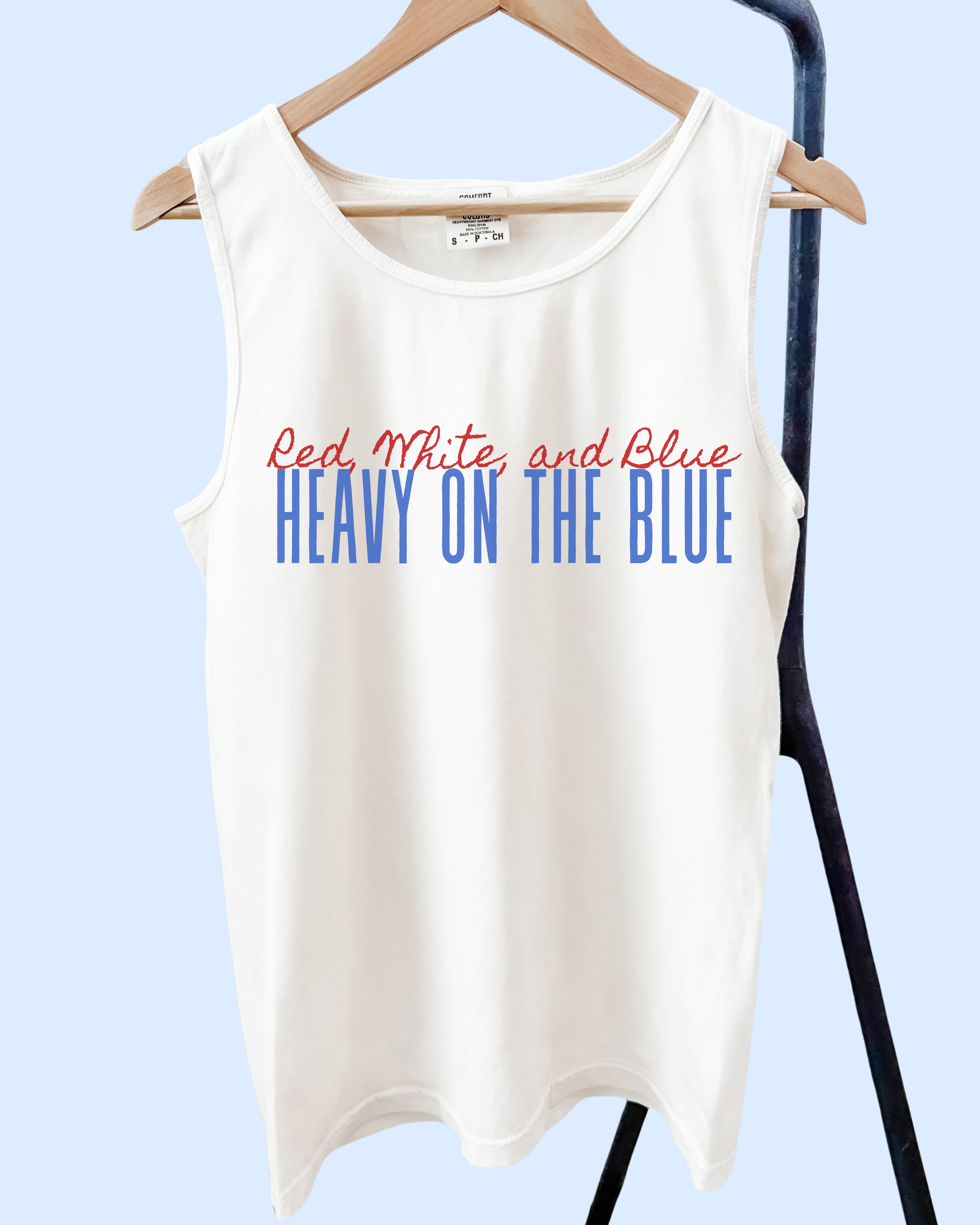 HEAVY ON THE BLUE