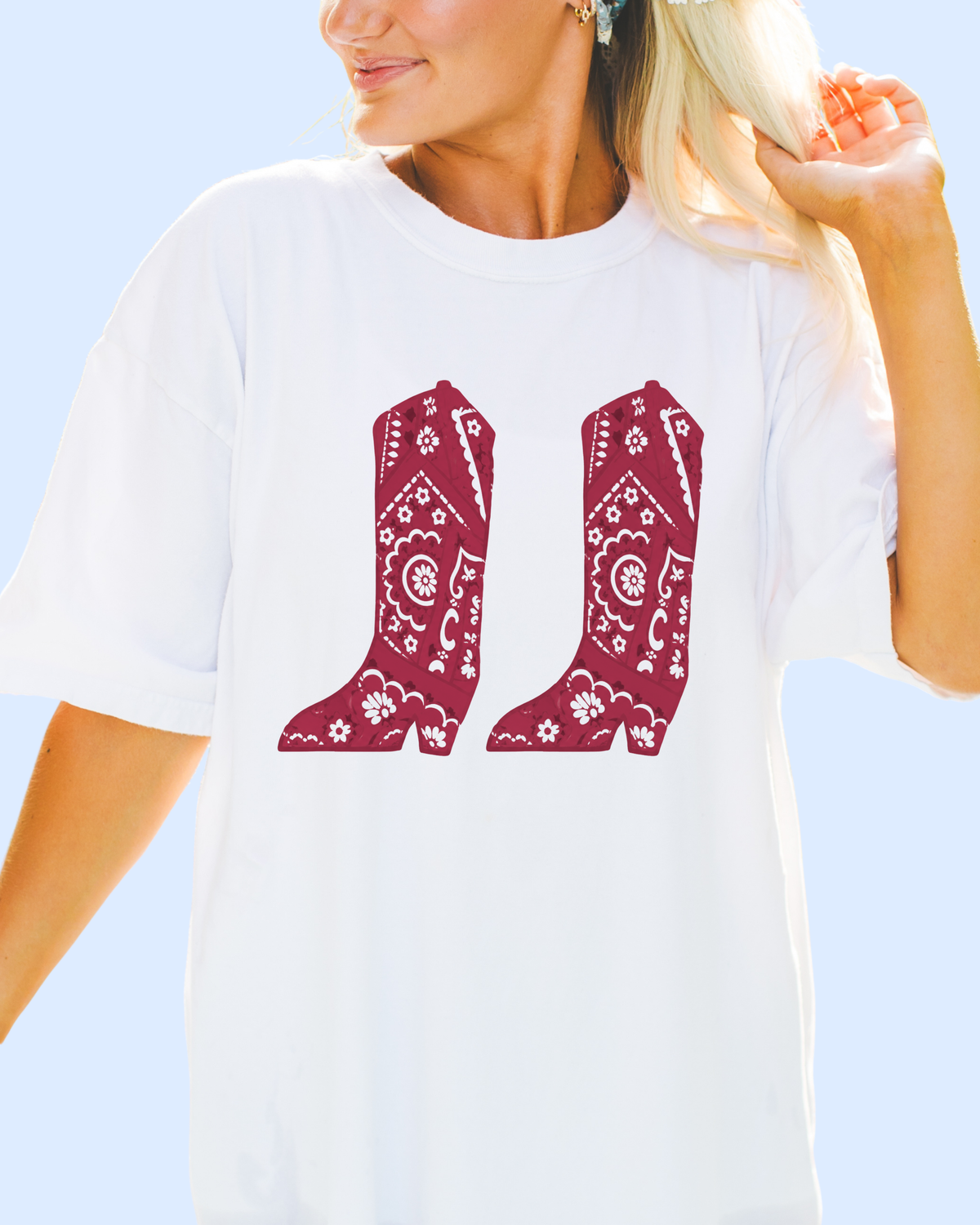 Baby Tay’s Boots comfort colors tee
