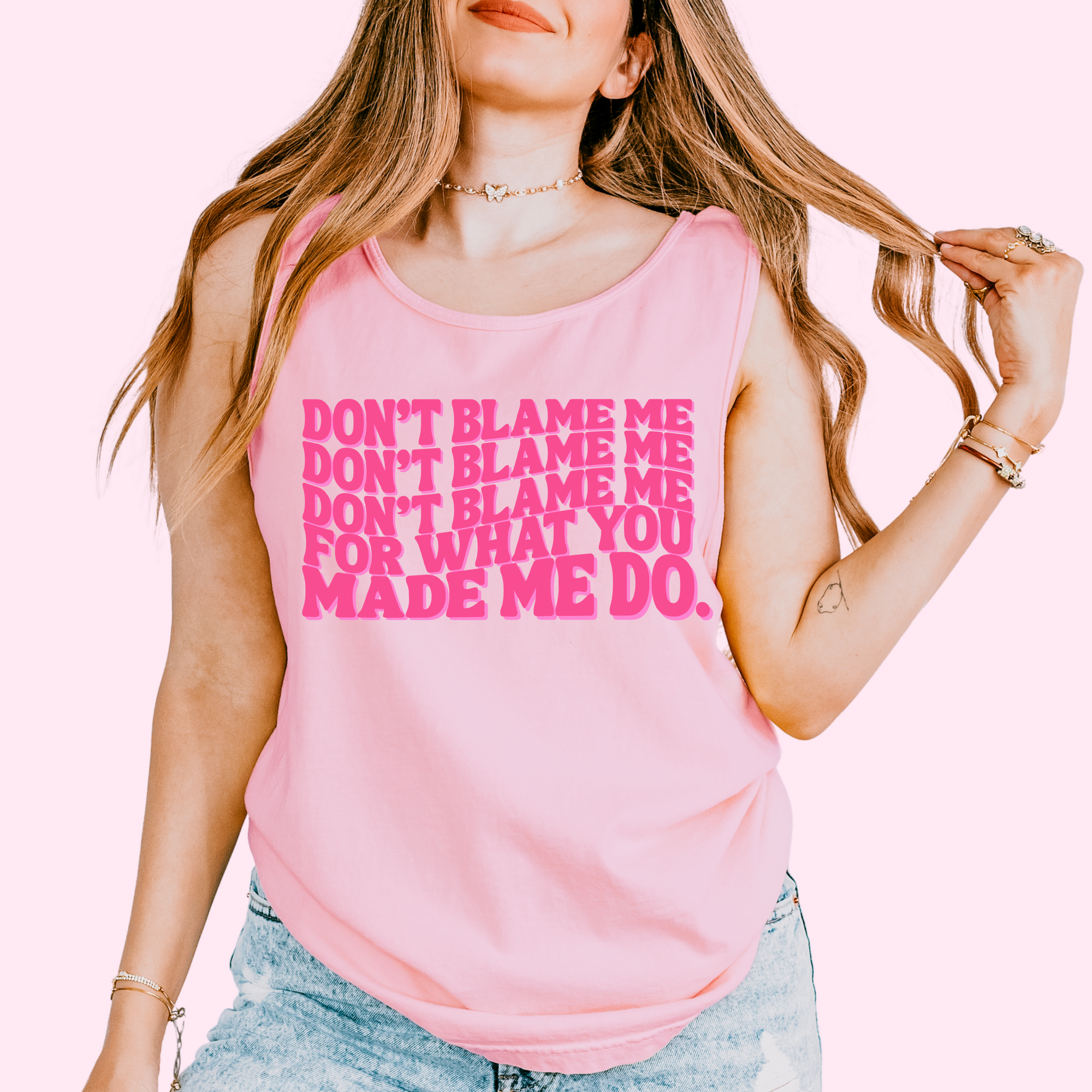 Don’t blame me comfort colors tank
