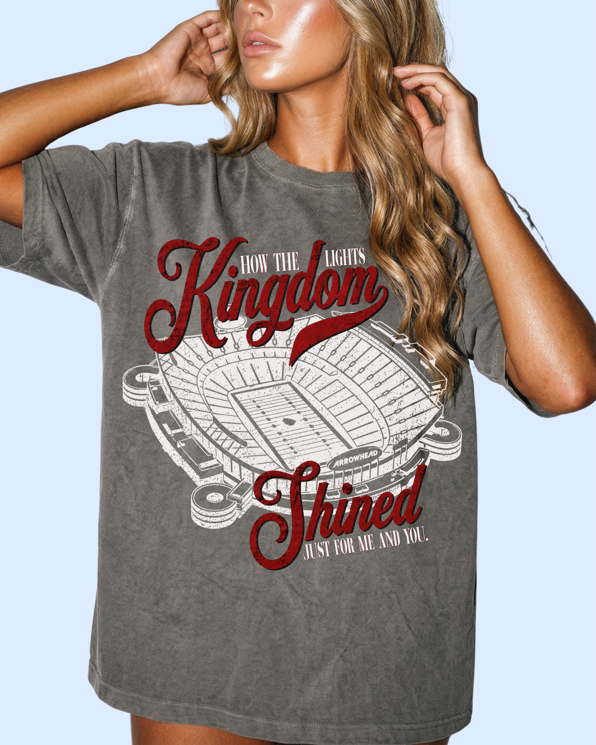 How the kingdom lights shined comfort colors tee