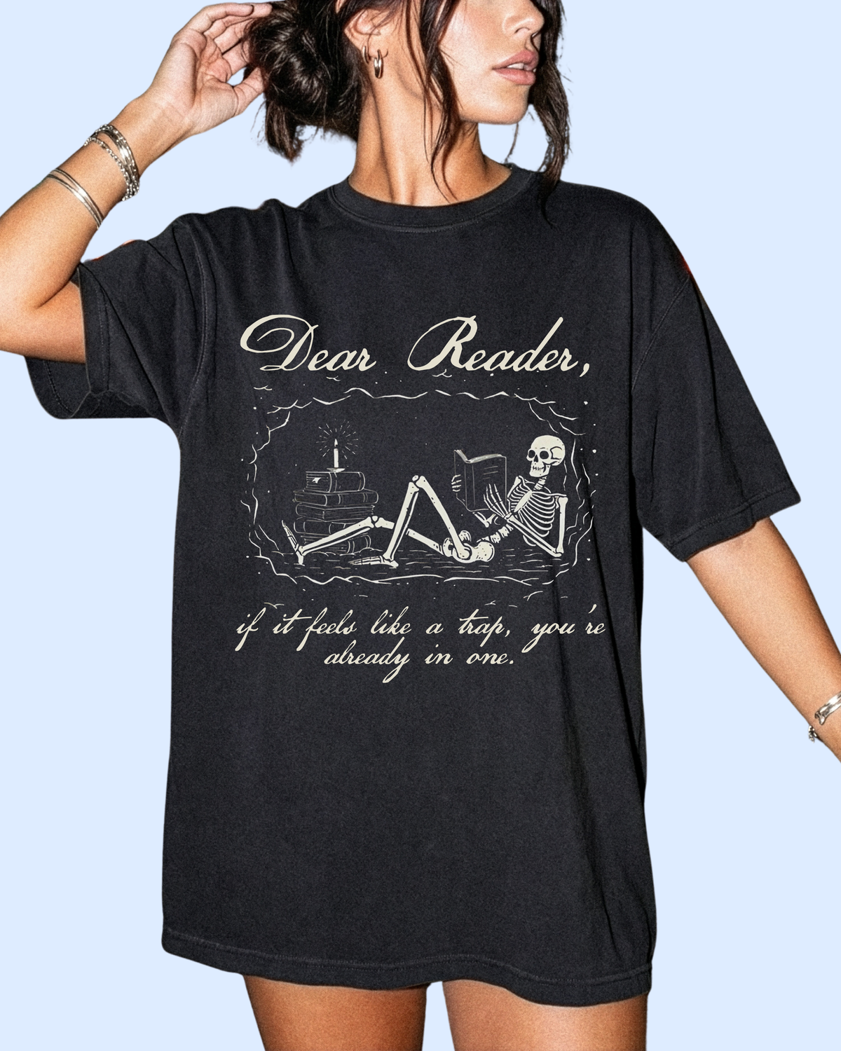 Dear reader comfort colors tee