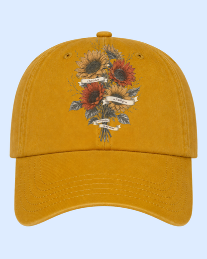 Summer secret gardens relaxed dad fit cap