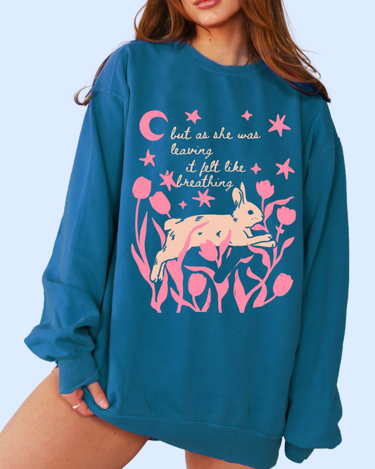 It felt like breathing comfort colors tee