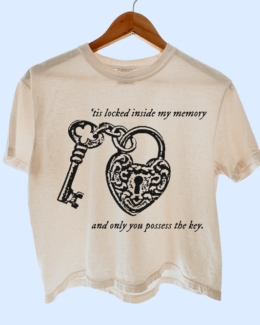 ‘Tis locked inside my memory comfort colors tee
