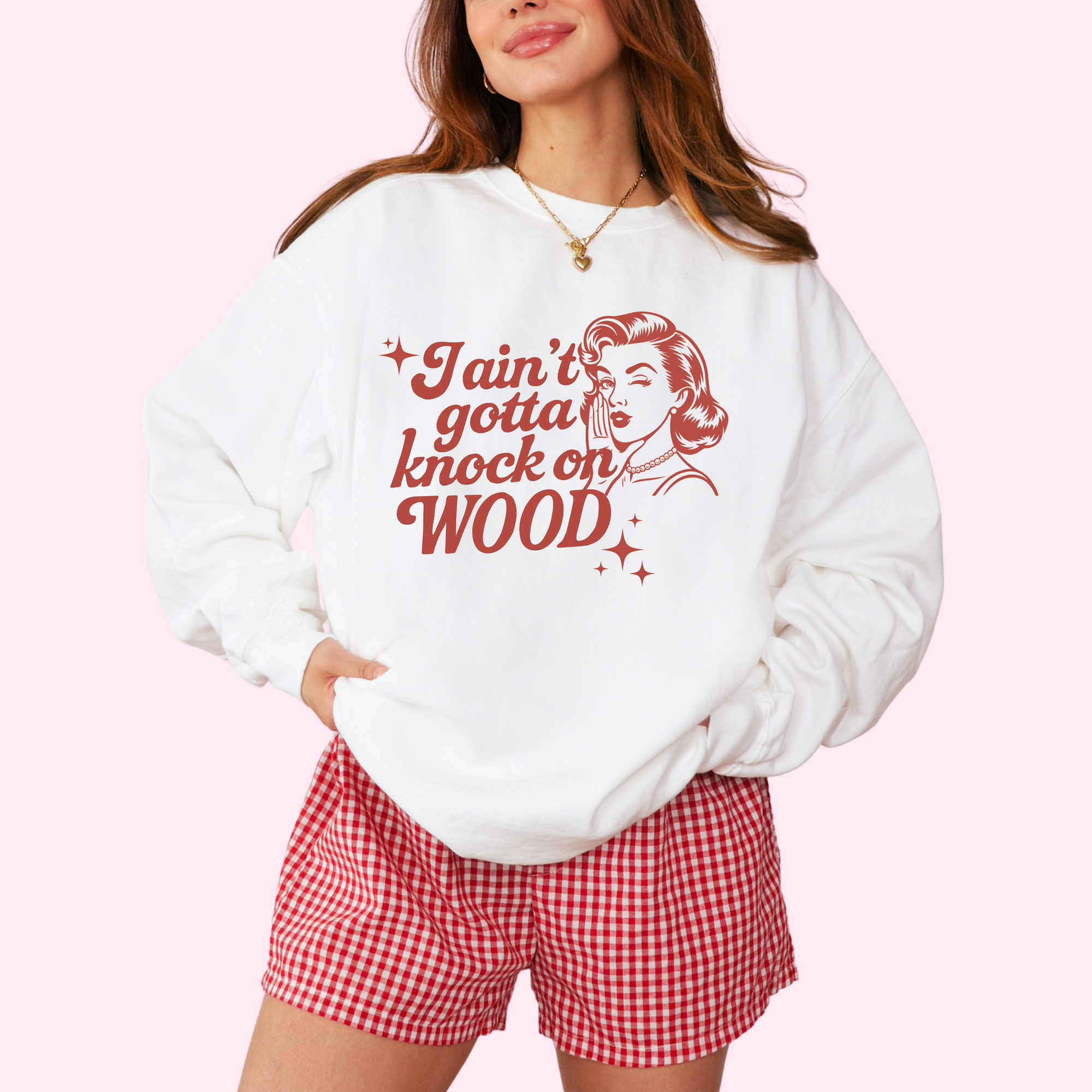 Knock on Wood comfort colors tee