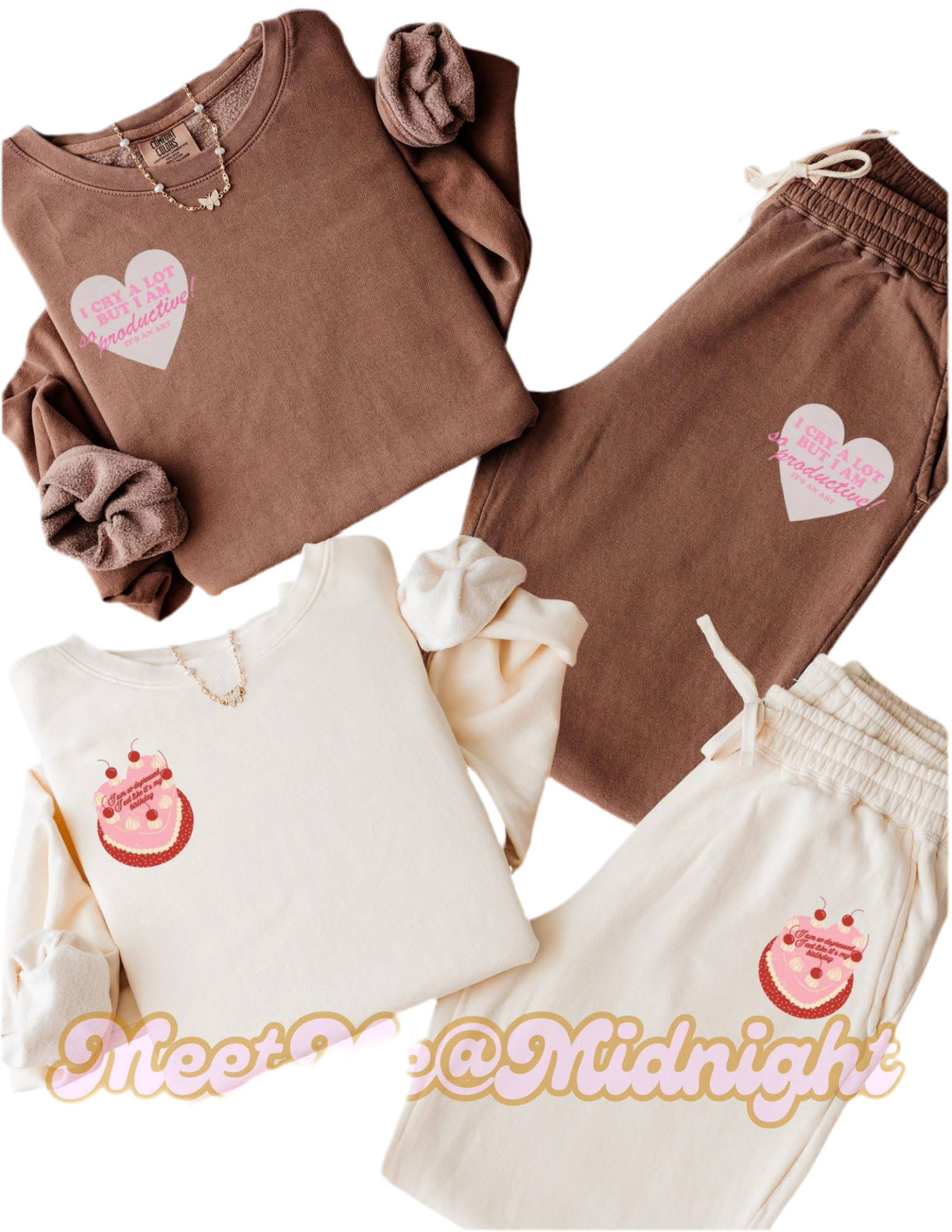 Design your own comfort colors sweat set