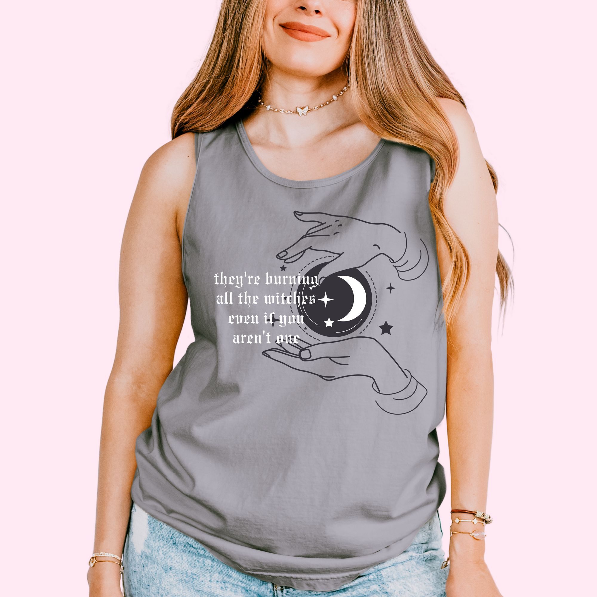 Burning all the witches comfort colors tee