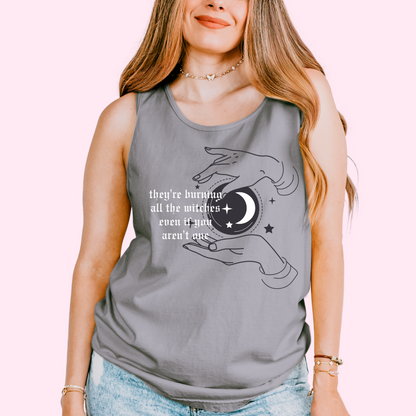 Burning all the witches comfort colors tee