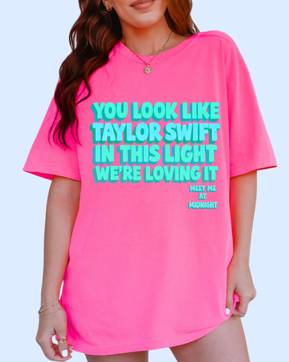 You look like Taylor Swift comfort colors tee