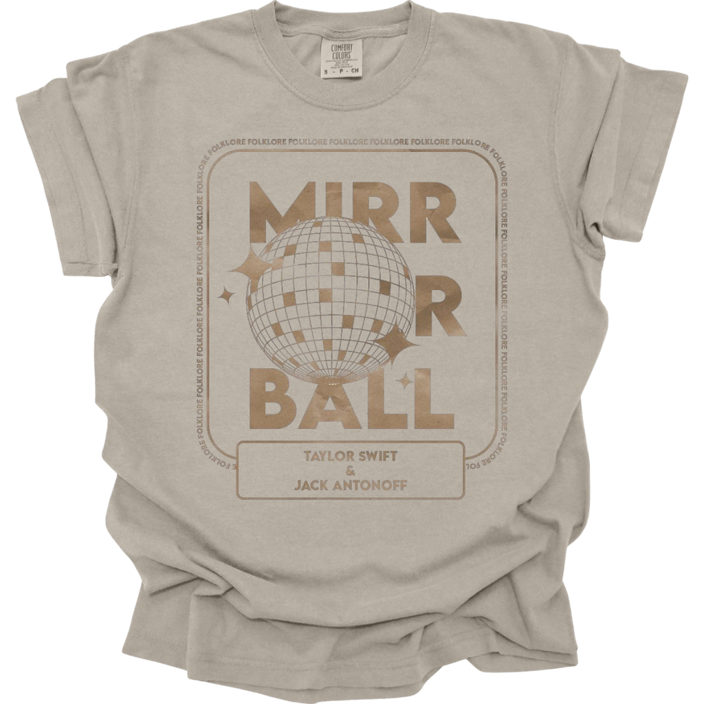 Mirrorball comfort colors tee