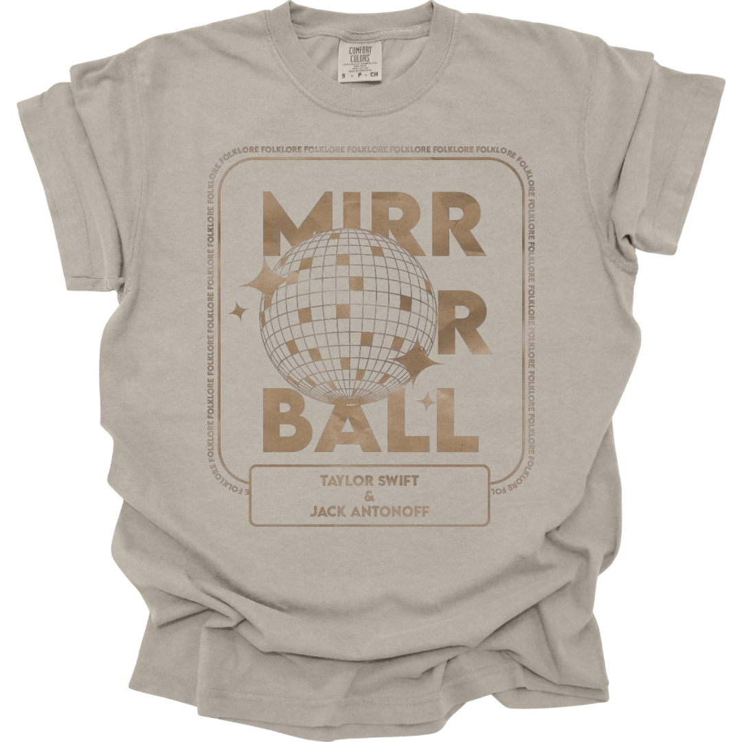 Mirrorball comfort colors tee