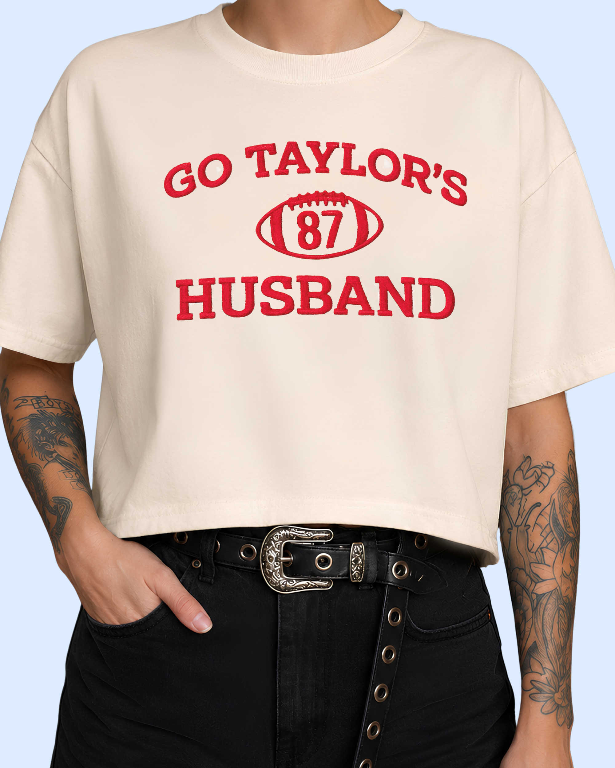 GO TAYLORS HUSBAND comfort colors tee