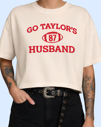 GO TAYLORS HUSBAND comfort colors tee