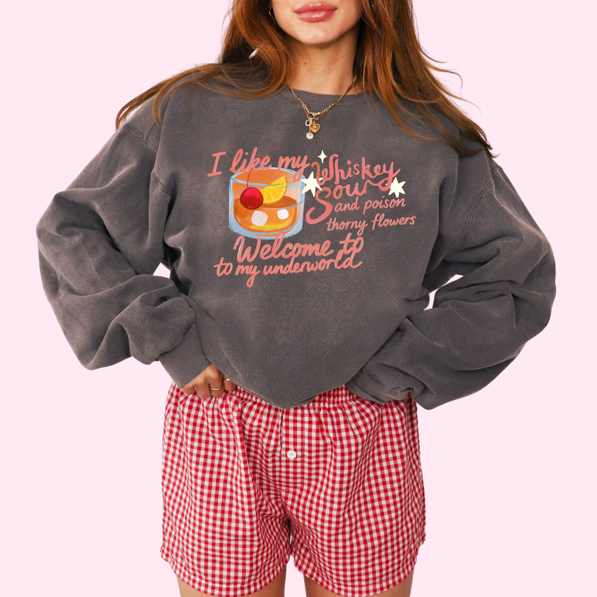 Whiskey sour comfort colors tee