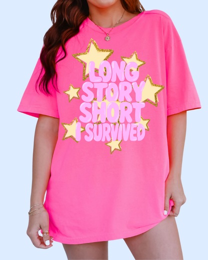 I survived comfort colors tee