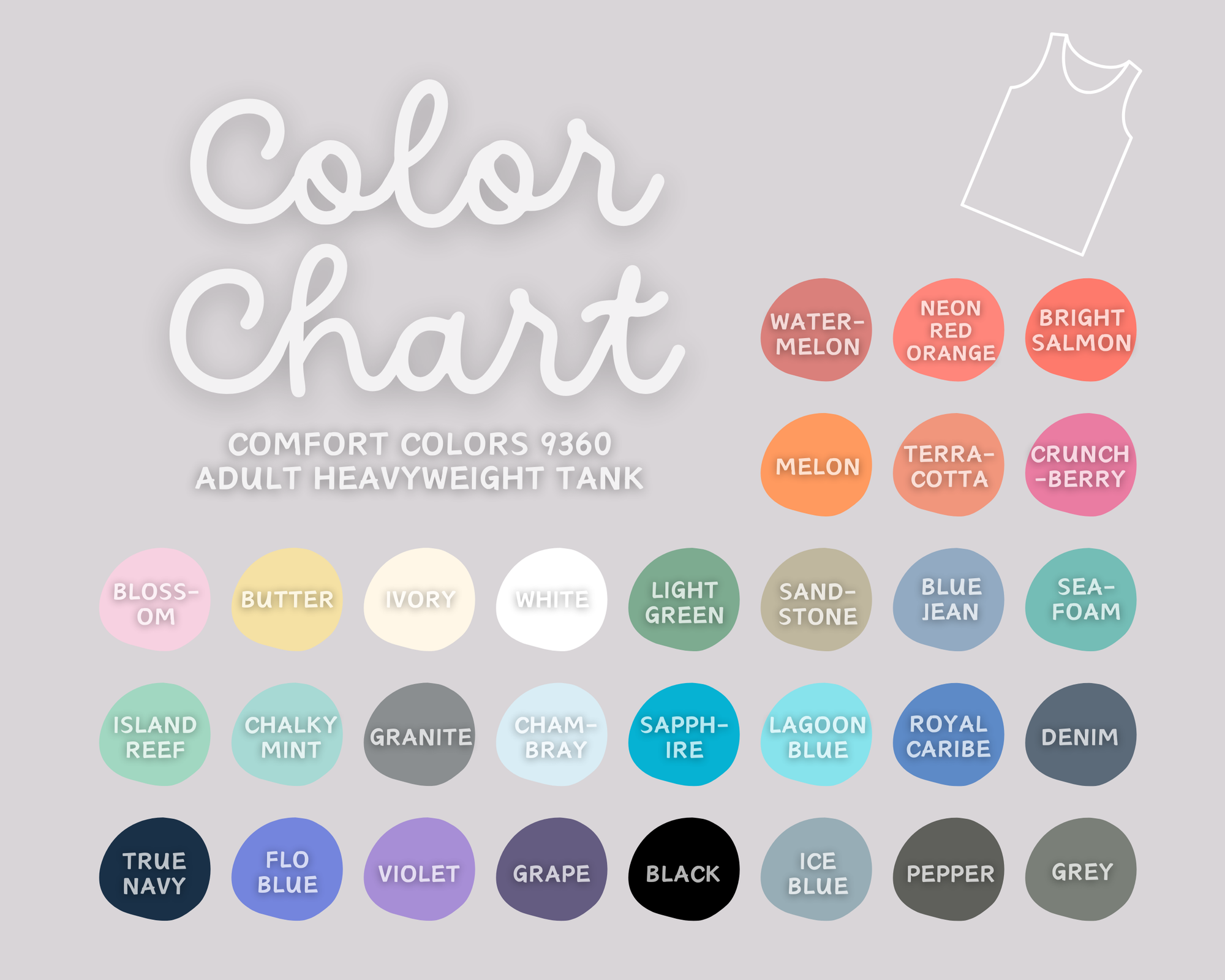 Down bad comfort colors tank