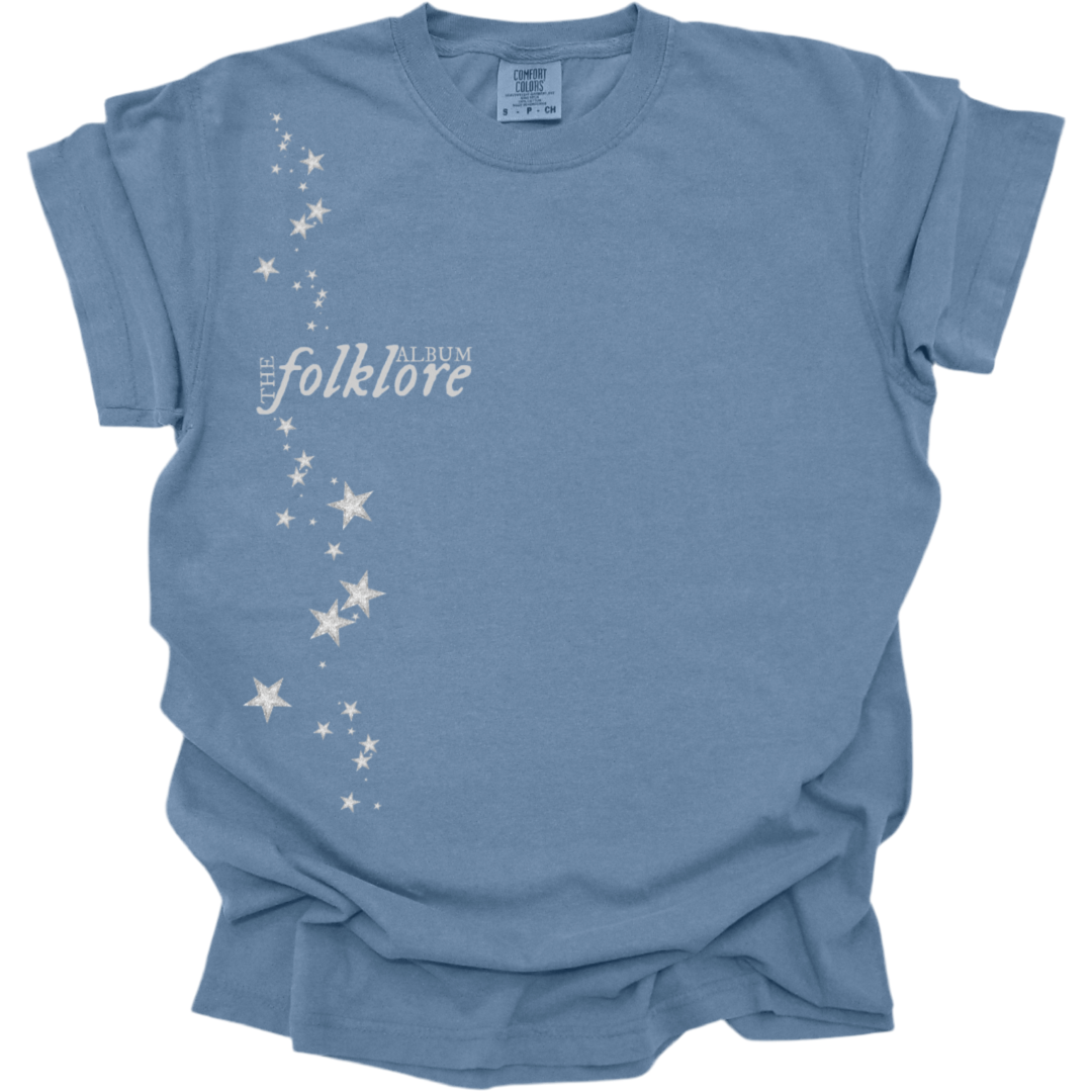 Folklore album comfort colors tee