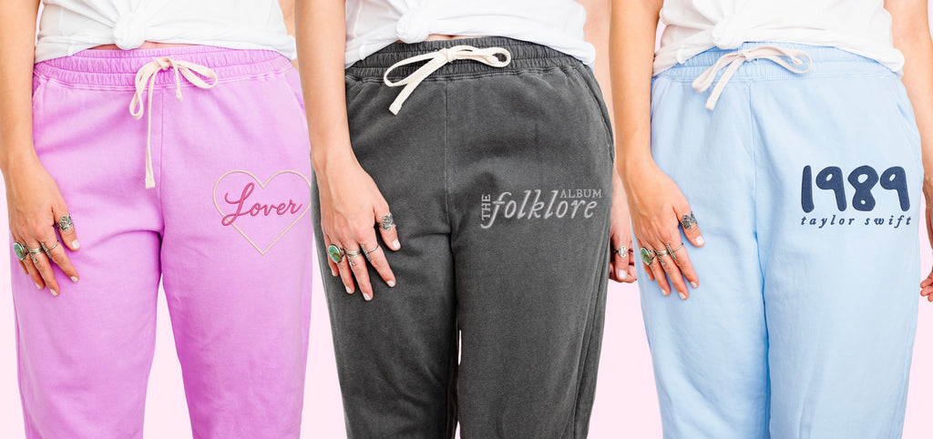 Design your own embroidered comfort colors joggers