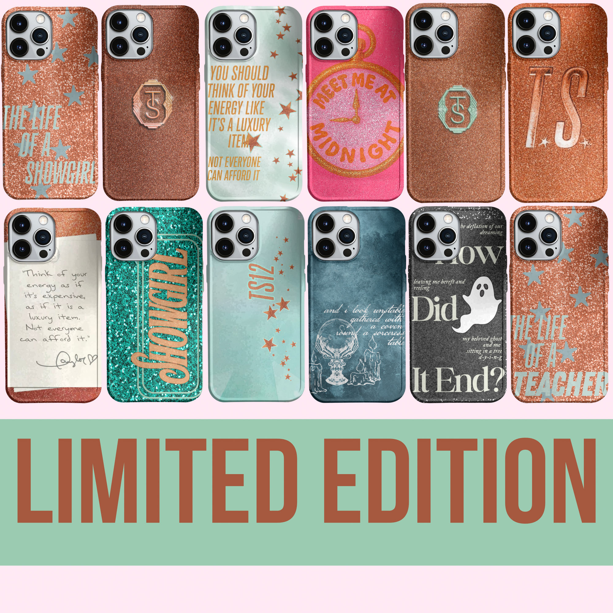 Limited edition phone cases