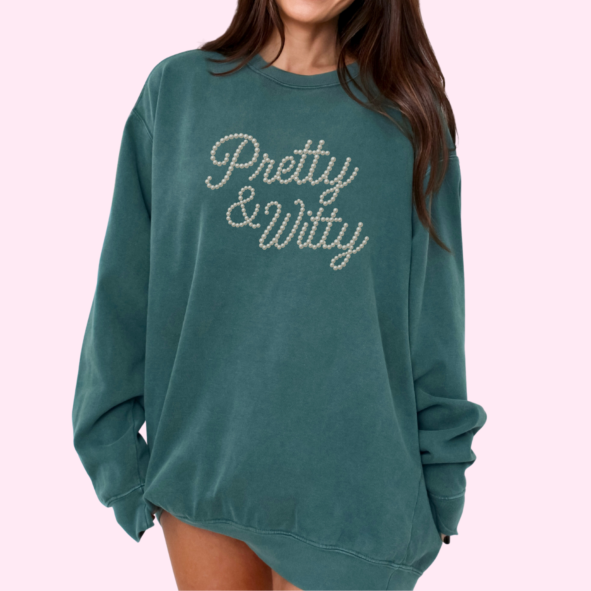 Pretty & Witty comfort colors tee