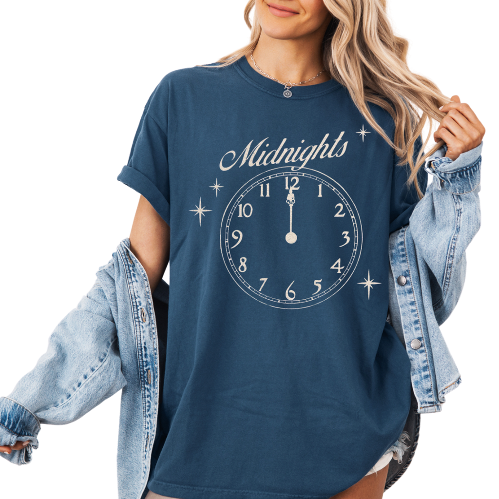 The Midnights album comfort colors tee