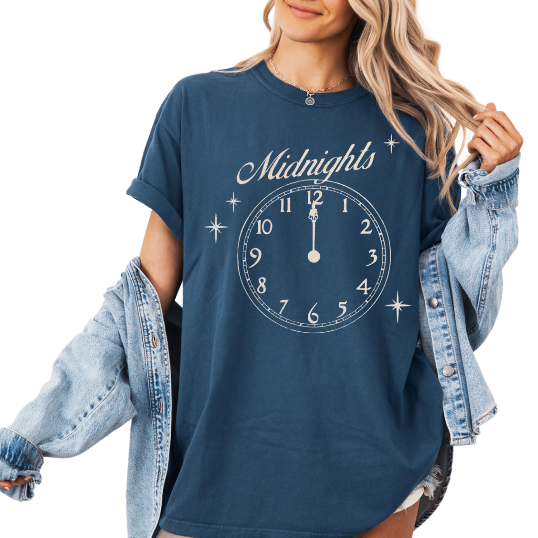 The Midnights album comfort colors tee